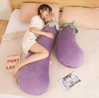 🍆 Cozy Eggplant Body Pillow 💜